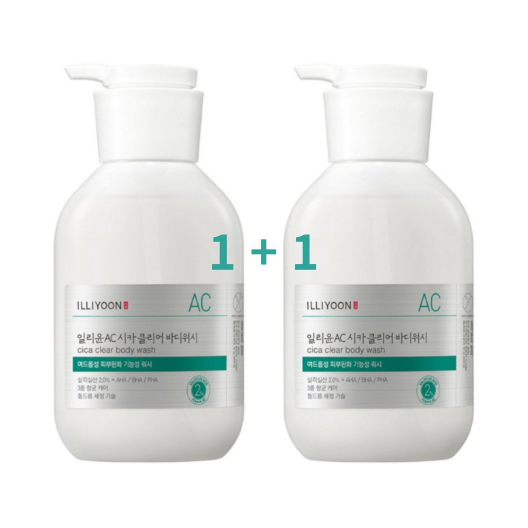 [1+1] AC シカ クリア ボディウォッシュ 400ml x 2個 (AHA/BHA/PHA)