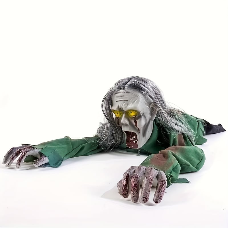 オブジェ ゾンビ ユニーク 電動 インテリア 置物 ハロウィン ハロウィーン イベント 装飾 幽霊 ゴースト デコレーション お化け屋敷 4-7