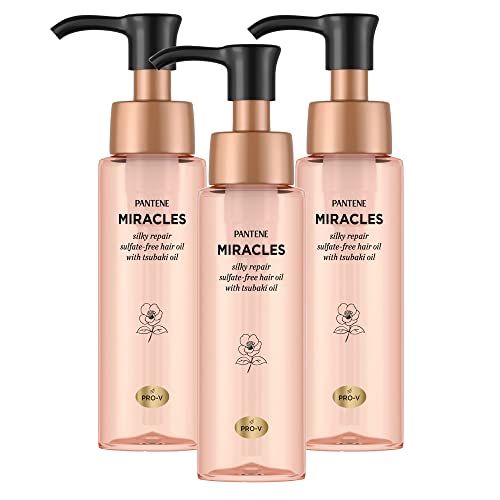 パンテーン ミラクルズ シルキーリペア ヘアオイル3個セット パサつきケア 無添加 洗い流さないトリートメント