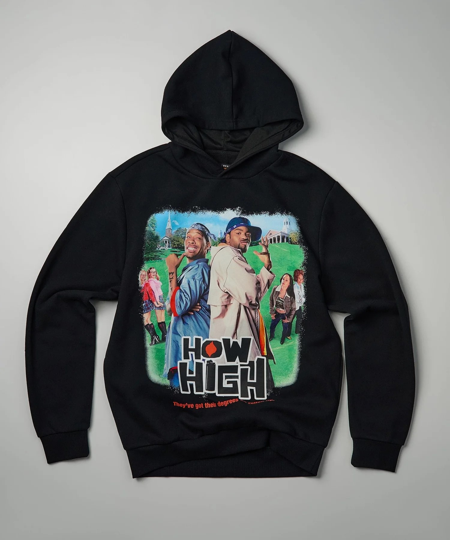 REASON × HOW HIGH パーカー ブランド スケボー フーディ 長袖 スウェット 裏起毛 メンズ 春秋冬用 黒 大きいサイズ ハウ ハイ 映画 ビー・バッド・ボーイズ