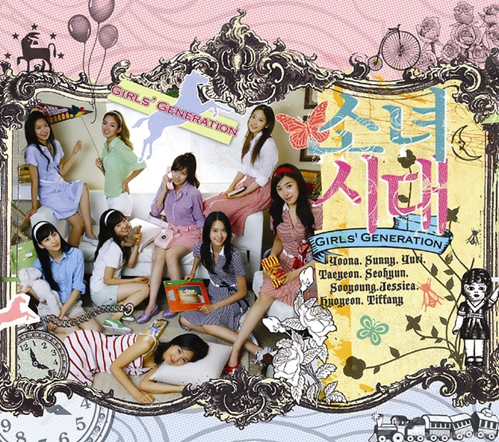 (未開封新品) 少女時代シングル1集再会した世界/ SNSD : GIRLS GENERATION 1st Single Album (Sealed)