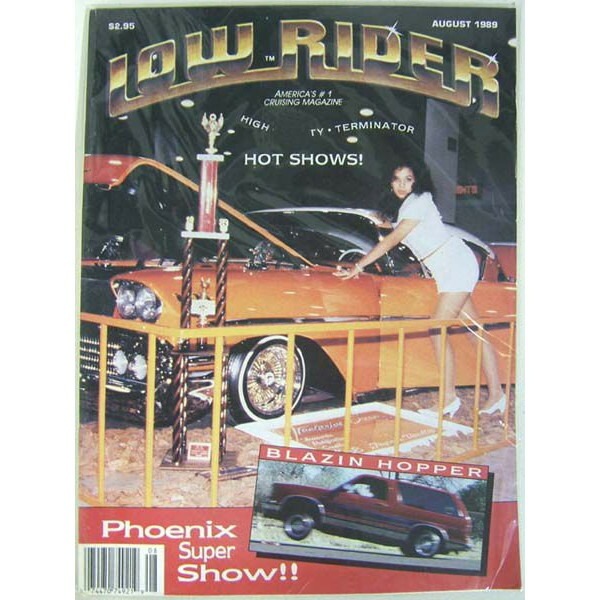 US版 ローライダーマガジン1989年8月号Vintage Lowrider Magazine USAAugust 1989 絶版 ビンテージ 輸入雑誌 自動車雑誌 カーマガジン カスタムカー