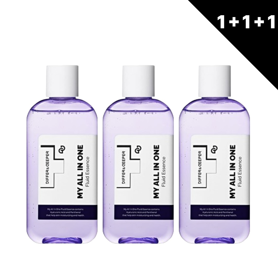 【1+1+1】マイ オールインワン エッセンス 210ml(All in One) /水分爆弾/ハリ美容/クマケア/シミケア/毛穴ケア/ニキビケア/脂性肌/敏感肌/韓国 コスメ/スキンケア/美容液