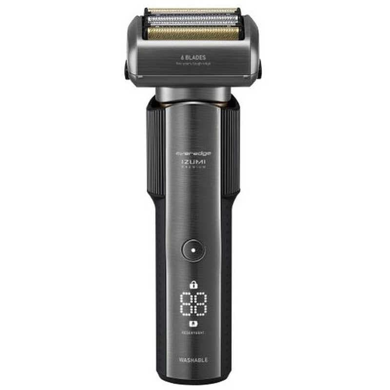 IZUMI　電気シェーバー everedge(エバーエッジ) 充電・交流式［6枚刃 /AC100V-240V］ ブラックニッケル　IZF-E863-WK