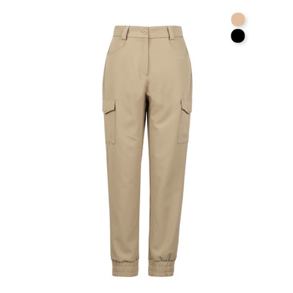 (ノーブルジーンズ) M レディース No.717 カーゴフリースジョガーパンツレディースカーゴパンツ 4ウェイスパンバンディング起毛ジョガーパンツ