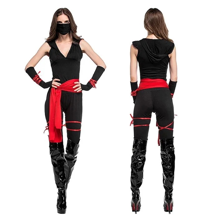 ハロウィン 衣装 レディース 大人用 忍者 勇士 時代劇 武士 パイレーツ ハロウィン 仮装 コスム パーティー イベント用品 コスプレ衣装 文化祭 学園祭 クリスマス コスプレ 衣装