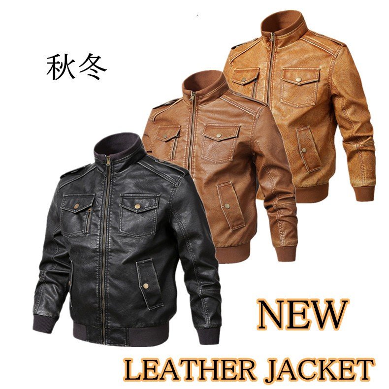 ライダースジャケット　メンズ　革ジャケット　バイクジャケット　カッコイイ　アウター PUジャケット