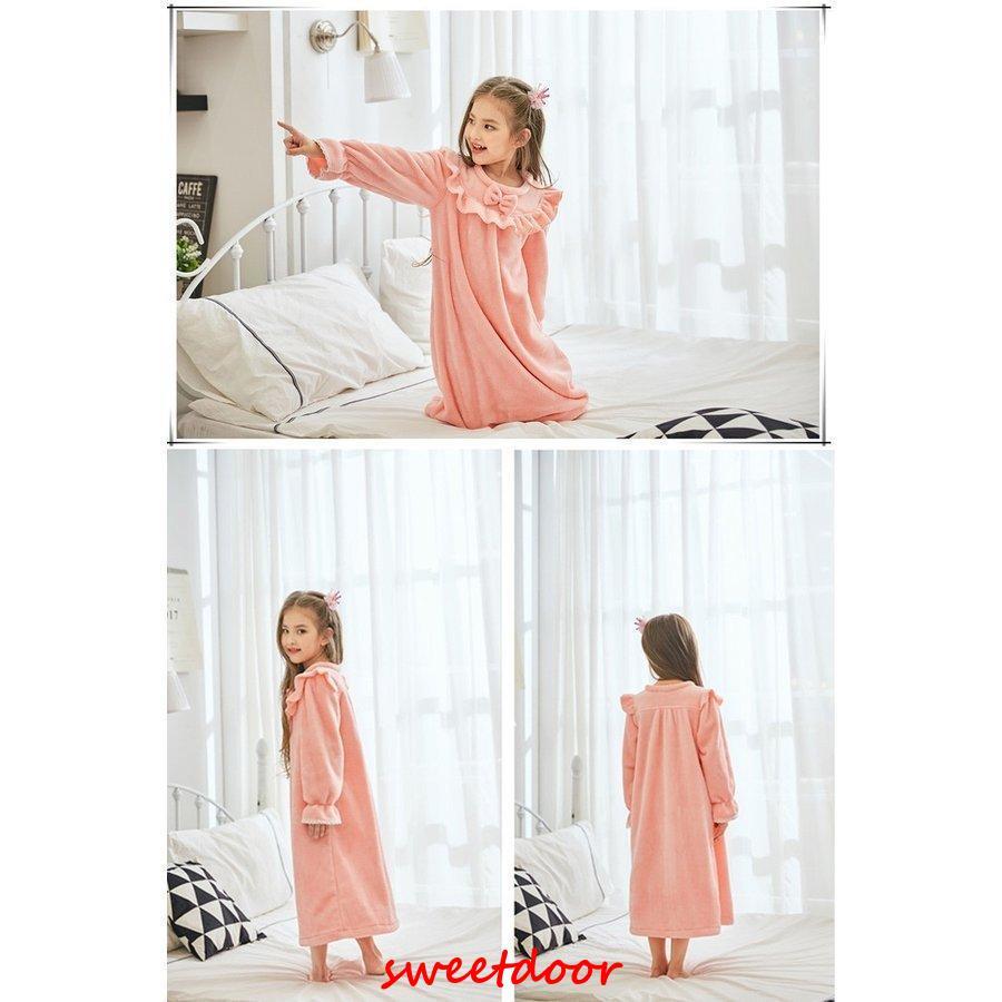 パジャマ キッズ 冬 パジャマ ワンピース ウェア モコモコ ウェア ワンピース 部屋着 暖かい 着る毛布 子供 寝巻き 子供 フリース パジャマ