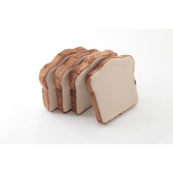 CELLUTANE 食パンクッション4枚セット トースト クッション 座布団 4枚セット A339-522BE/516BR メーカー直送