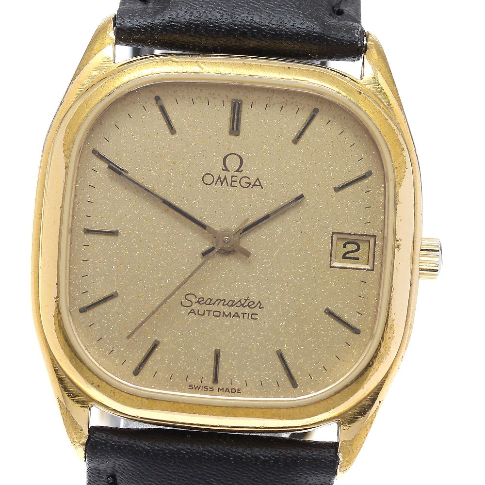訳あり オメガ OMEGA 166.0282/366.0882 シーマスター スクエア デイト Cal.1110 自動巻き メンズ _938646【中古】