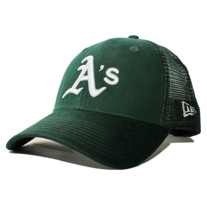 メッシュキャップ スナップバック 帽子 9forty メンズ MLB オークランド アスレチックス