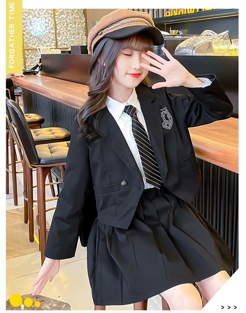 キッズ フォーマル スーツ 4点セット 女の子 卒業式 入学式 女の子スーツ プリーツスカート 子供スーツ 小学校