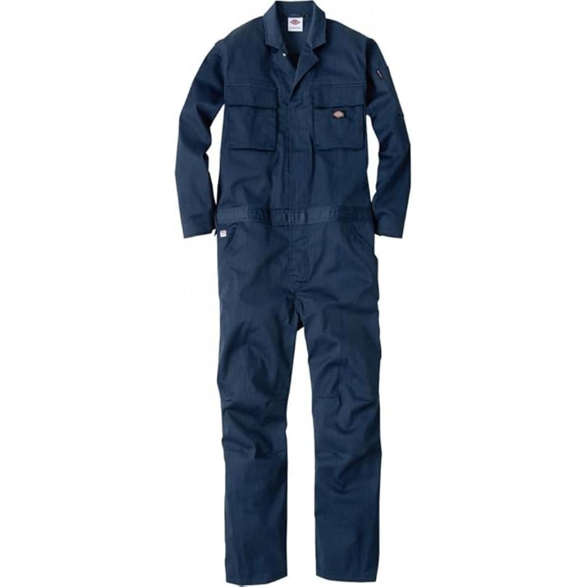 コーコス ディッキーズ Dickies T/Cストレッチツナギ L インディゴ LD-766 作業服 作業着 長袖 メンズ レディース つなぎ 作業衣料