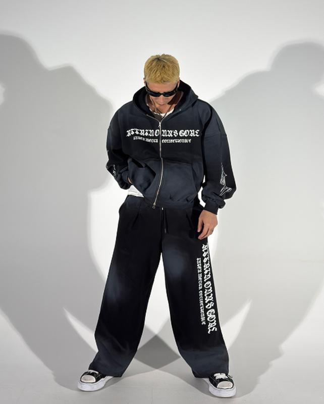 起毛チョリダーティアテインオープンフード（新商品スウェットシャツブロックコアビン）