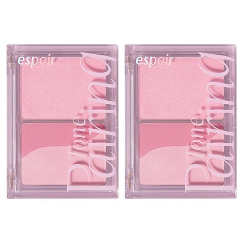 トーンペアリング チークチーク 9.6g, 1号 ピンクアイシング, 2個