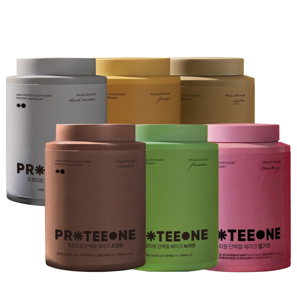 プロテインシェイク PROTEE.ONE プロテインサプリメント 490 gprotee one proteeone チョコ味 含む5種