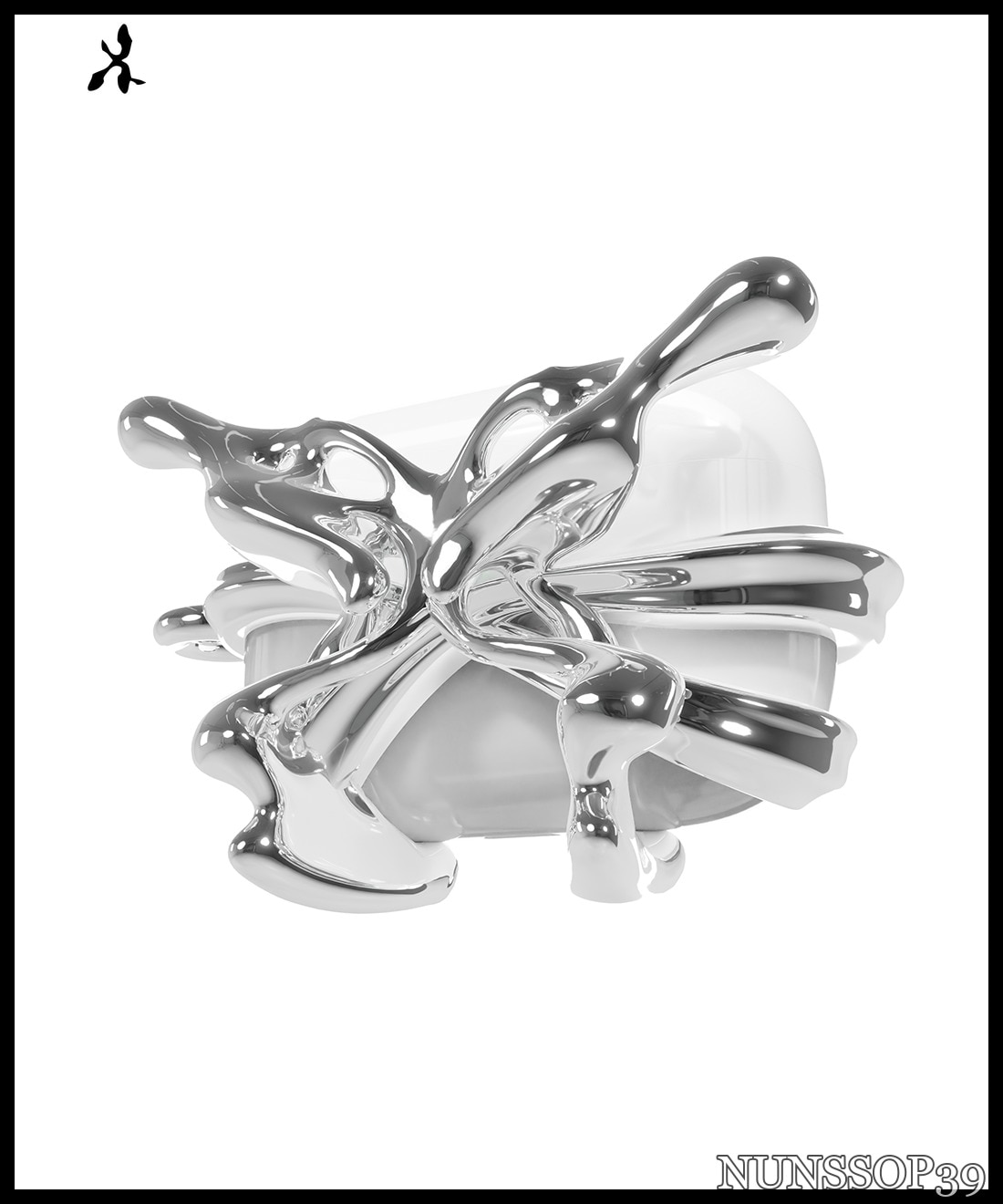 ANDAASH Airpods Bon Silver