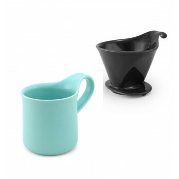 ZERO JAPAN（ゼロジャパン） ドリッパー＆カフェマグセット ドリッパートレイ付 DMZ-16 BK/AM