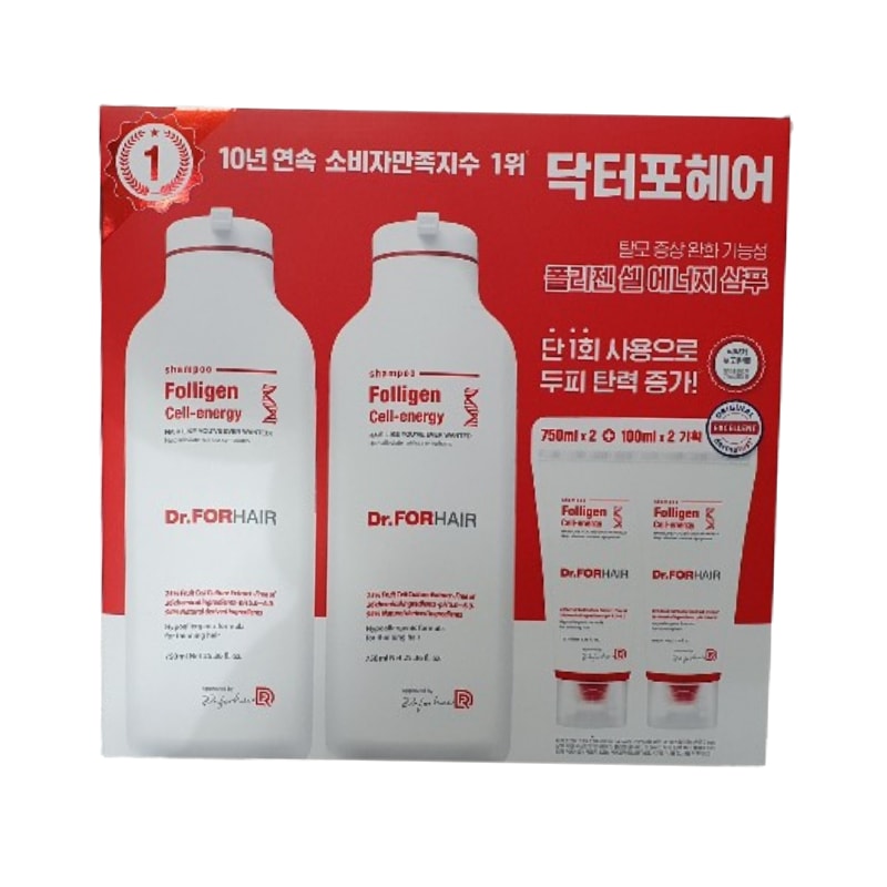 ドクターフォーヘア シャンプー 750ml x2 + 100ml x2