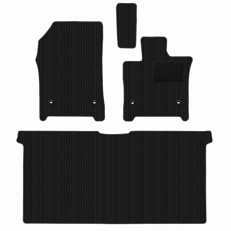 [優れた品質で安売りに挑戦]トヨタ 新型 アルファード ヴェルファイア 40系 前席 フロアマットとセカンドラグマット [3色から選択]