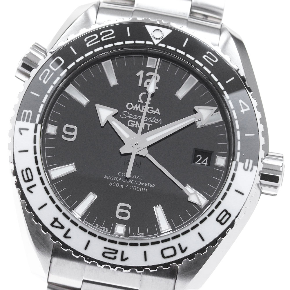 オメガ OMEGA 215.30.44.22.01.001 シーマスター600 プラネットオーシャン GMT コーアクシャル 自動巻き メンズ 良品 保証書付き_842611【中古】