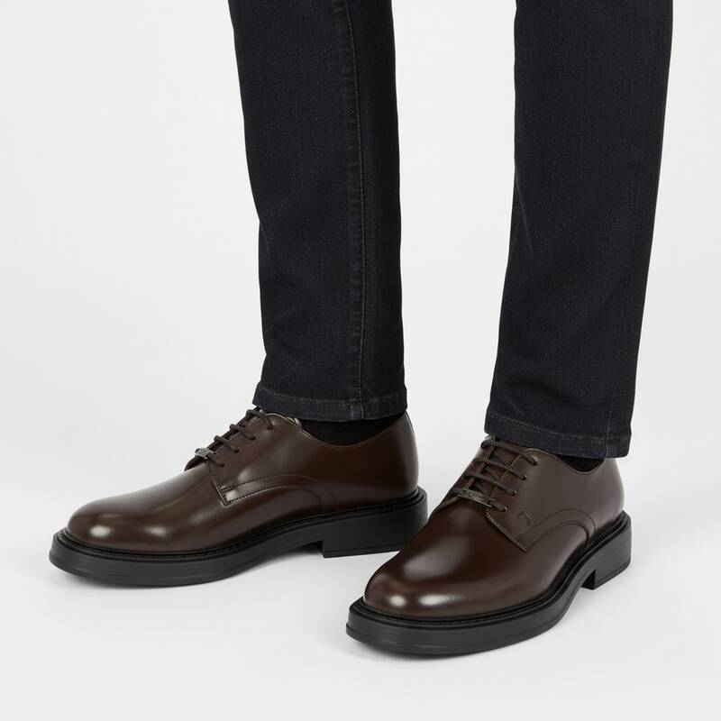 [カード決済で10%オフ] TODS メンズ ダービーシューズ XXM61K00C21LYGS810