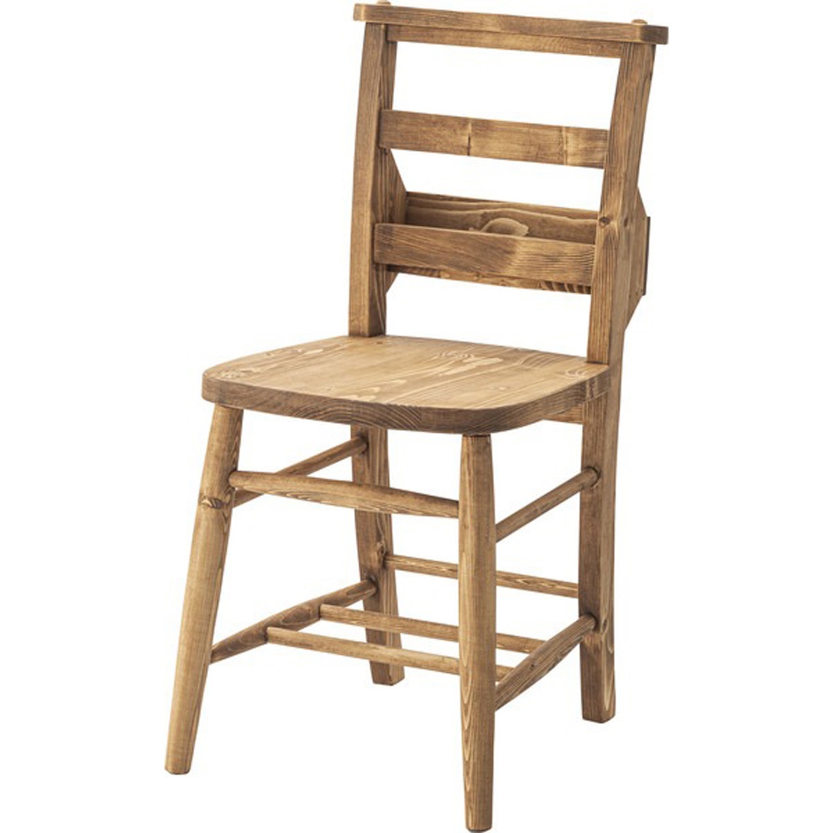 ダイニングチェア CFS-770 背面収納付 チェア 椅子 いす イス ダイニング キッチン リビング 木製 シンプル カントリー 収納 アームレス