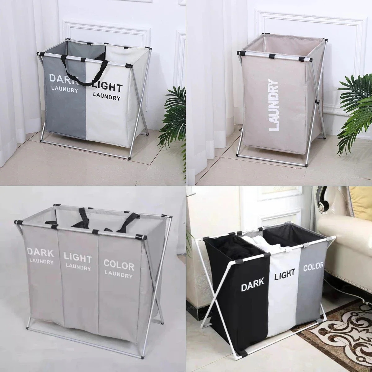 収納 かご 隙間 ゴミ箱1分類2分類3分類 洗濯 軽量 折りたたみ 洗面 脱衣 大容量 洗濯かご コンパクト キャスター ランドリーバスケット