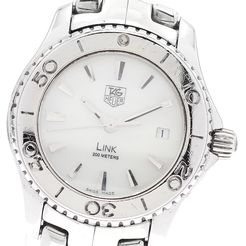 タグホイヤー TAG HEUER WJ1313-0 リンク デイト クォーツ レディース _891185【中古】