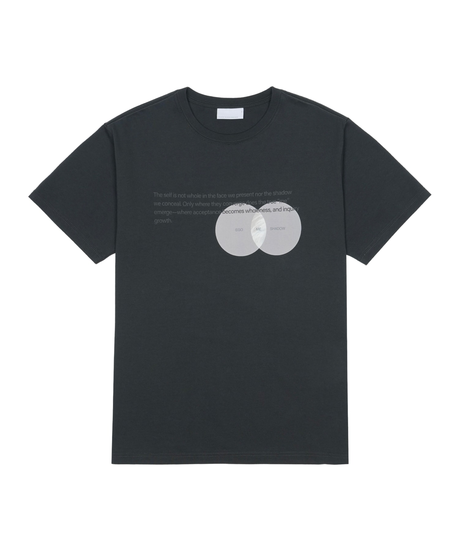 【SANSANGEAR】 26SS MIND T-SHIRT : CHARCOAL