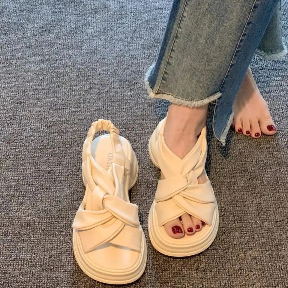 【20点セット】【無料】2025 夏 厚底サンダル 軽量 ビーチサンダル スポーツサンダル 厚底靴 サンダル レディース 歩きやすい 人気 ファッション 通勤