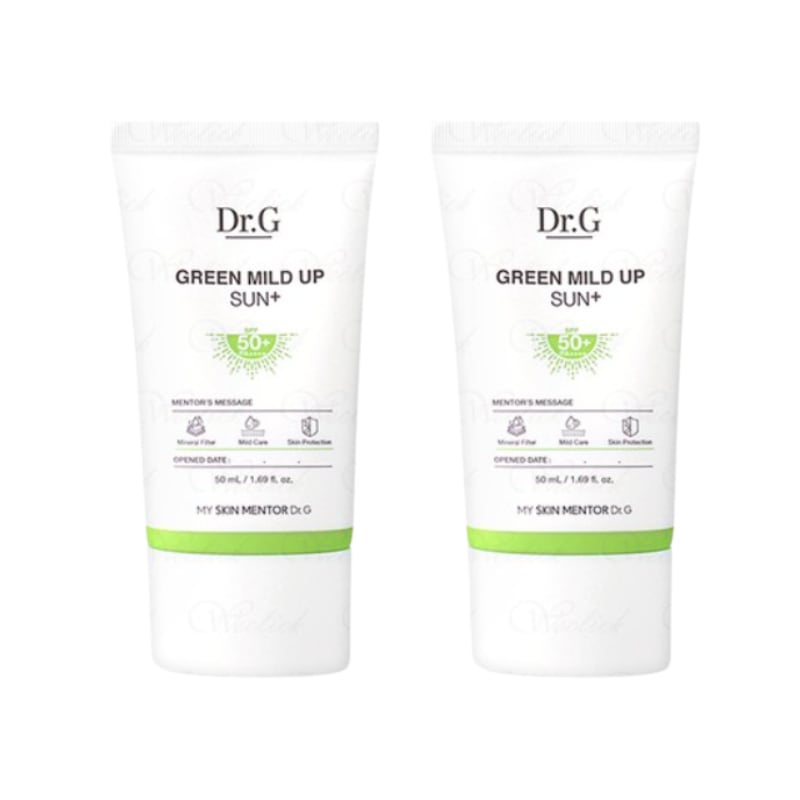 [1+1] グリーンマイルドアップサン+ SPF50+PA++++ 50ml 無刺激日焼け止め