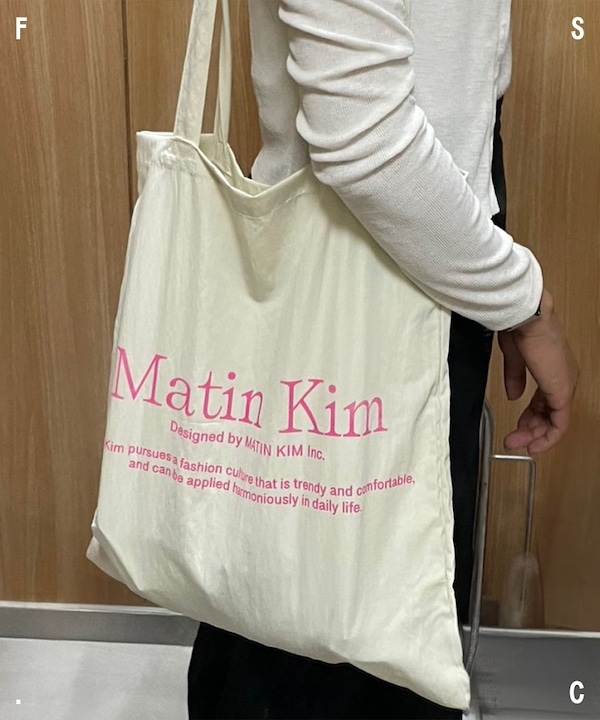 Qoo10 Matin Kim POPPIN ECO サブバッグ ミディ