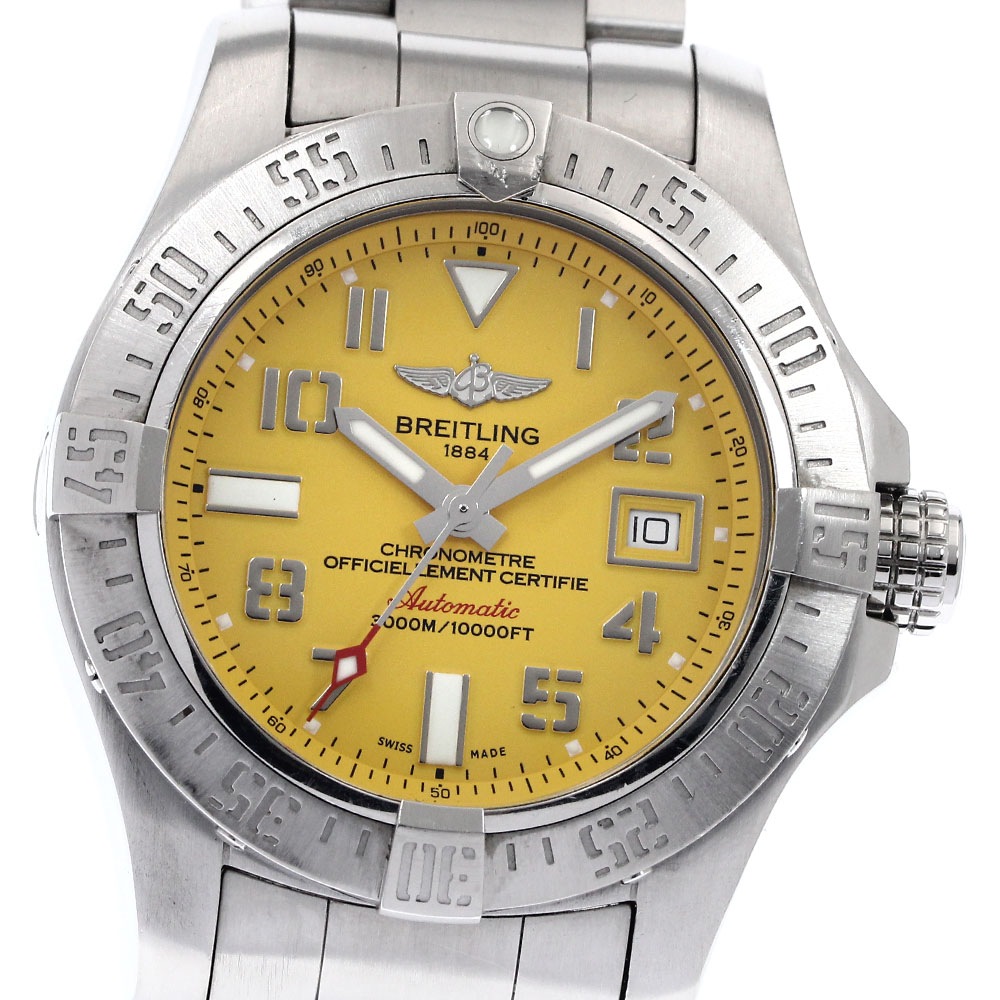 ブライトリング BREITLING A17331 アベンジャーII シーウルフ デイト 自動巻き メンズ _898749【中古】