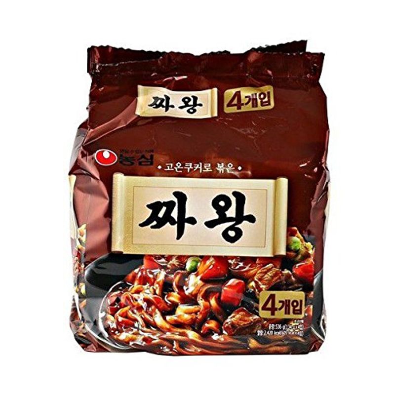農心 チャ王 チャワン 4個パックジャージャー麺 韓国食品 入荷予定 ラーメン お待たせ 韓国