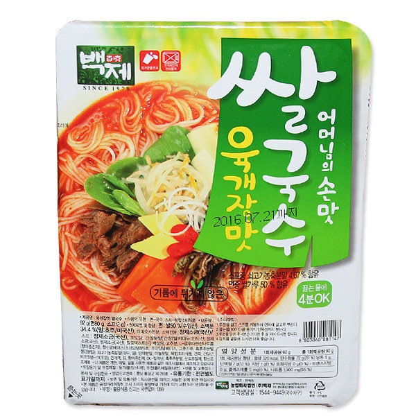 百済フォーユッケジャン味92gX30個入りBOX