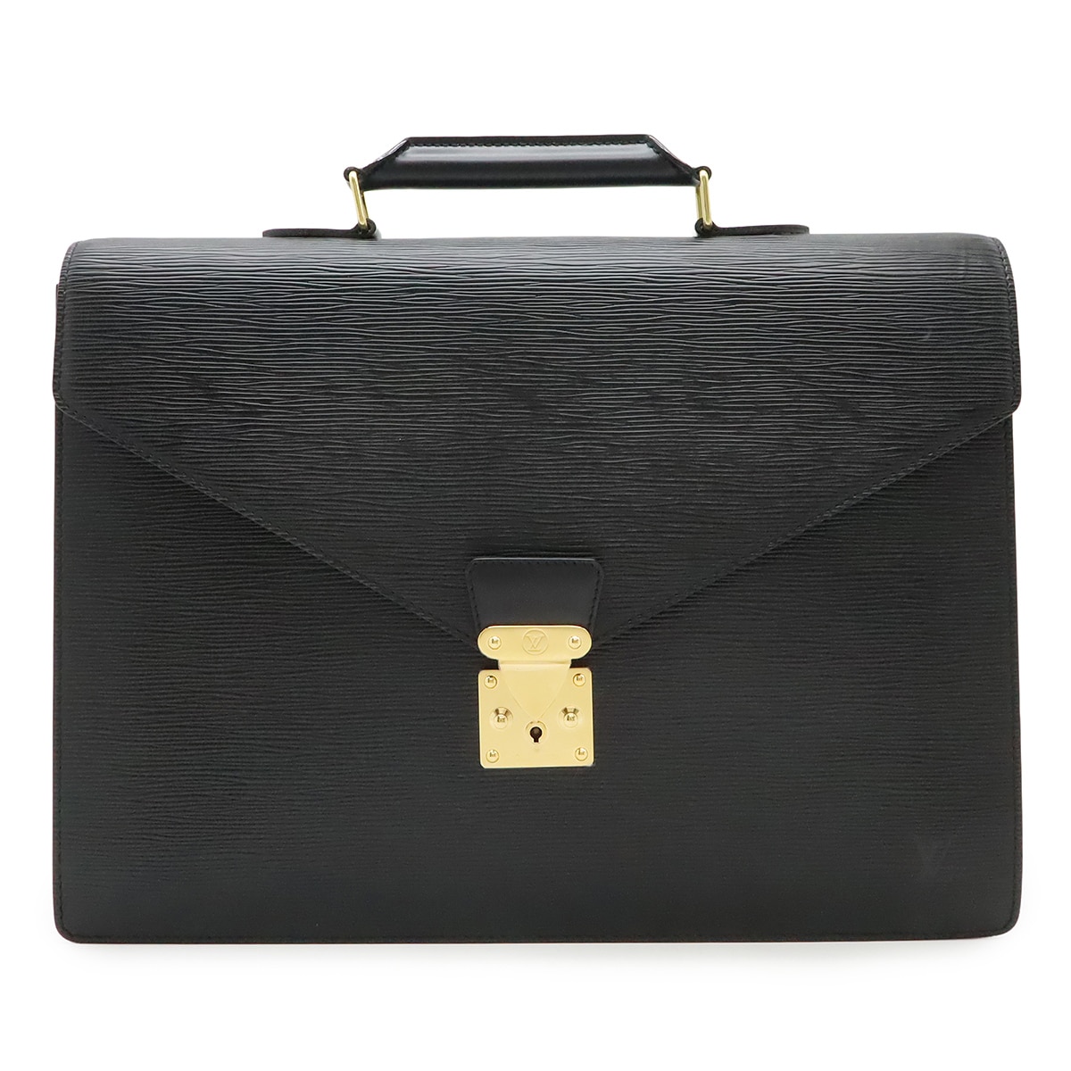 エピ セルヴィエット アンバサダー 書類カバン ビジネスバッグ レザー ノワール ブラック M5441