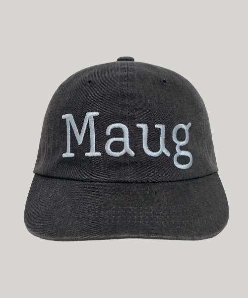 MAUG バンウォッシュワイドボールキャップグレー