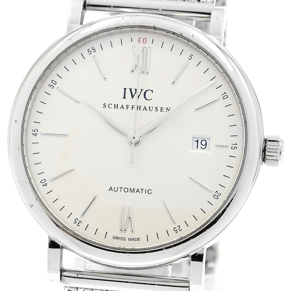 IWC SCHAFFHAUSEN IW356505 ポートフィノ デイト 自動巻き メンズ _885296【中古】