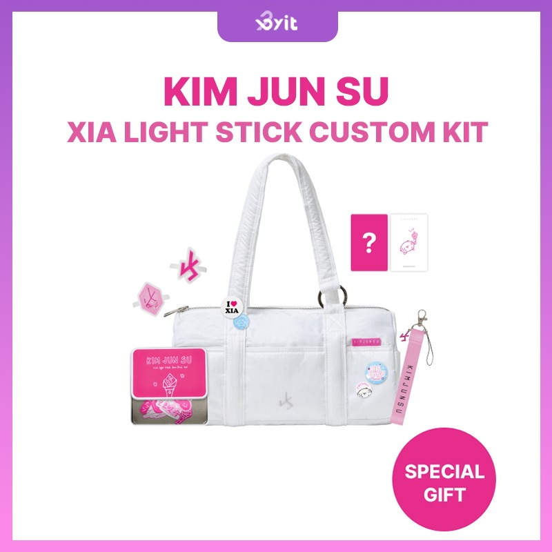 【公式】 KIM JUN SU 特典 ジュンスXIA LIGHT STICK CUSTOM KIT 公式 ペンライト 応援棒 正規品