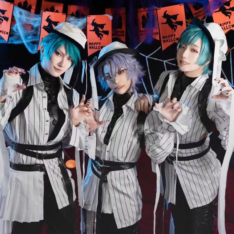 ツイステ オクタヴィネル寮 Azul Floyd Jade ハロウィーン コスプレ衣装 コスチューム