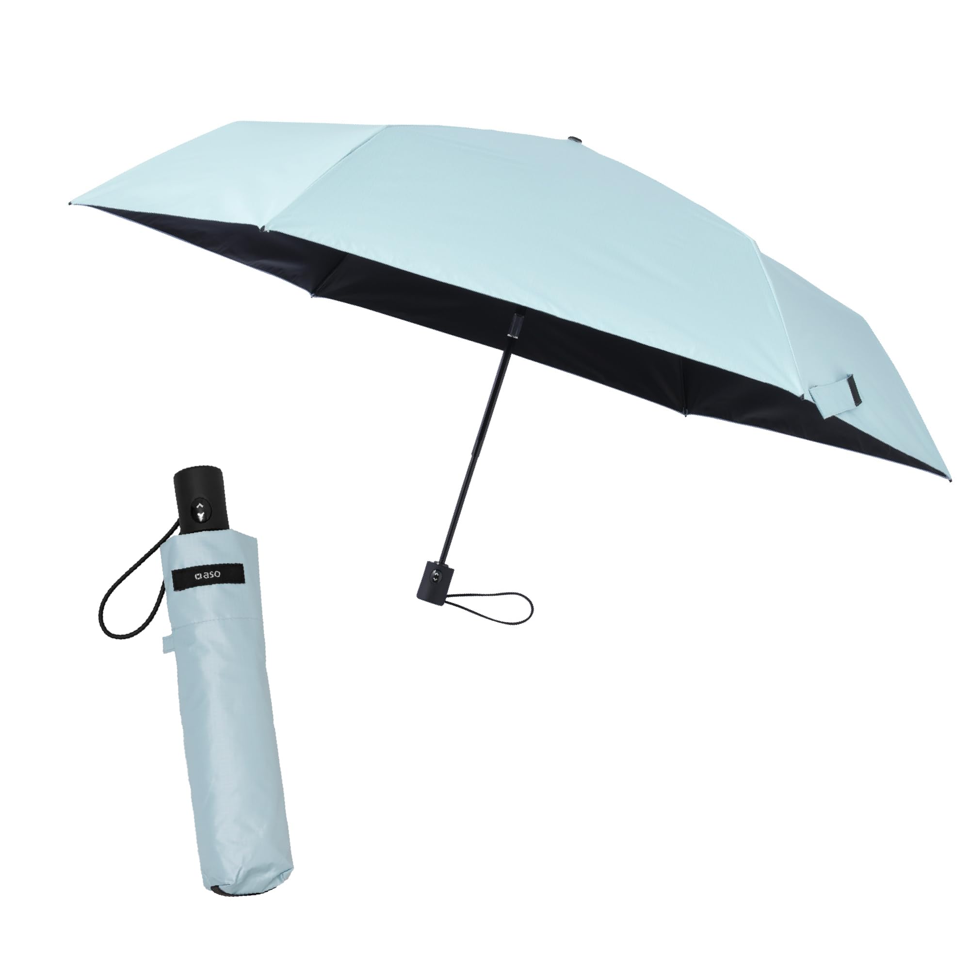 [ aso ] HEATBLOCK VERYKAL 折りたたみ傘 晴雨兼用 日傘 雨傘 UVカット率 99.99% メンズ レディース AM-HV265