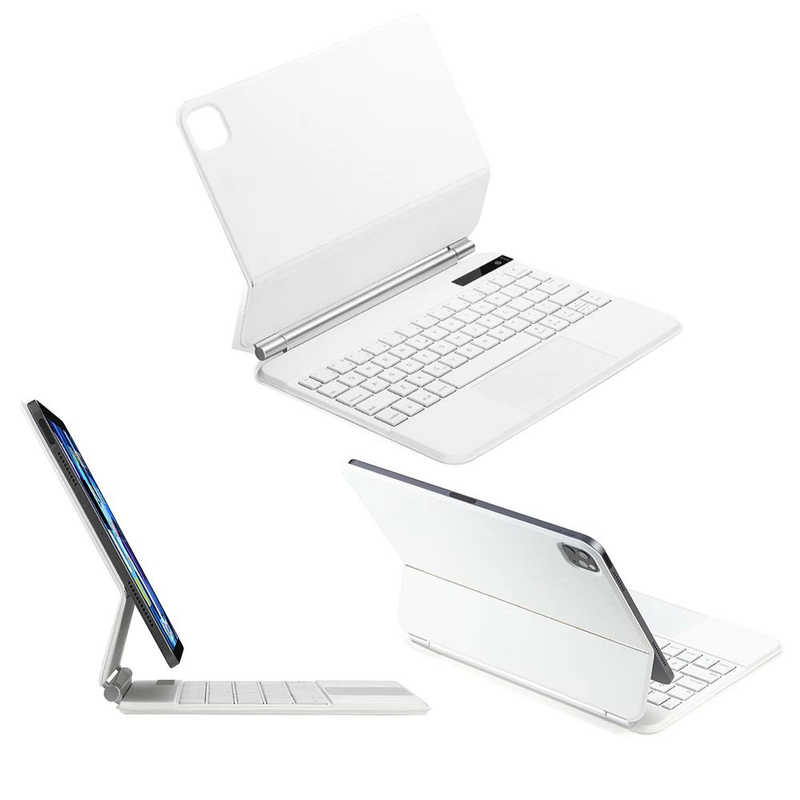 ROYALMONSTER　iPad10.9(第10世代)キーボード一体型ケース(Bluetooth対応) WH　RM-1999WH