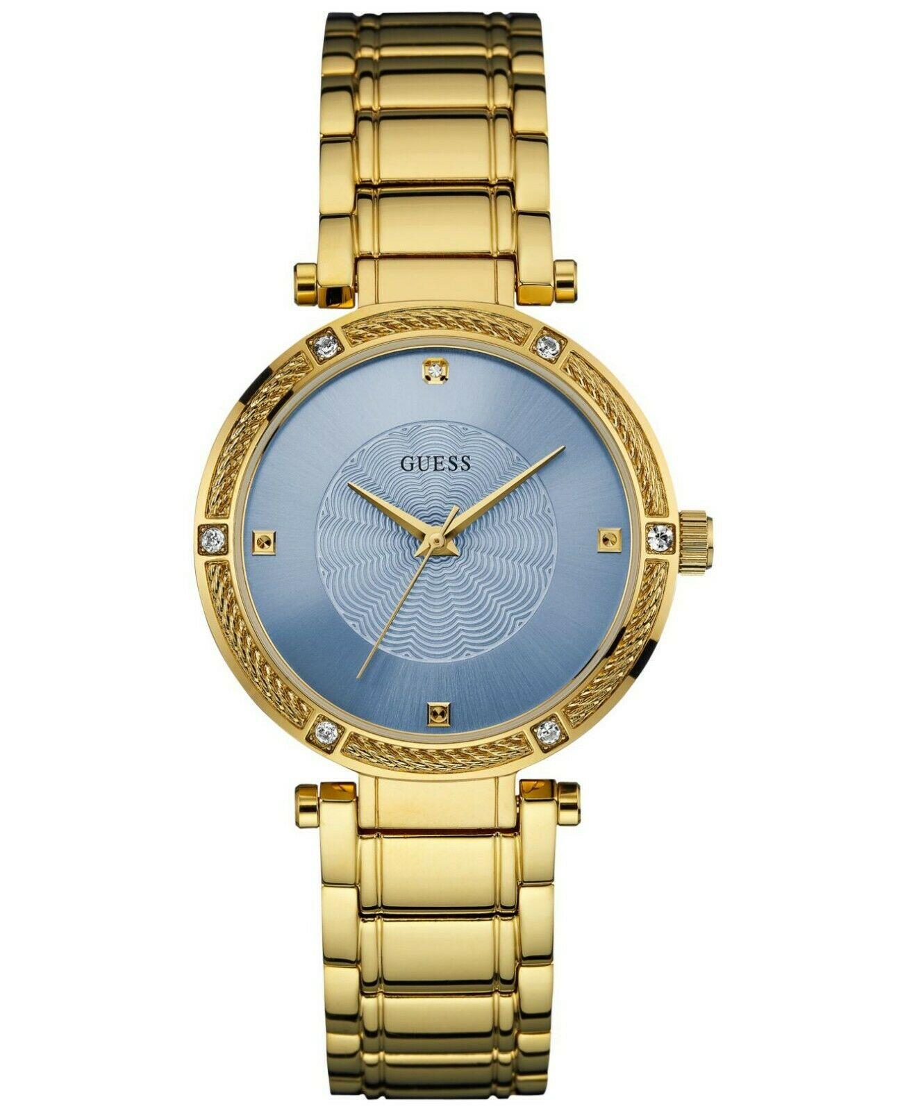 送料無料ゲス Guess U0695L2 Dressy Gold-Tone Ladies Watch 腕時計