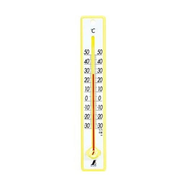 （まとめ）シンワ 寒暖計 25cm イエロー48357 1個(×20セット) 10,120円