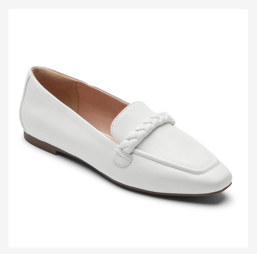 トータルモーション レイラニ ブレード WHITE LTHR. スリップオン楽な履き心地 通気性