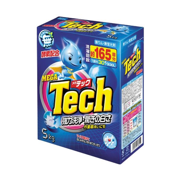 （まとめ） トイレタリージャパンインク メガテック 大型洗剤 5kg 1個 [x3セット] 7,756円