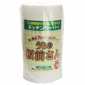 （まとめ買い）キッチンペーパー うちの板前さん L（大） 150枚1ロール [x3]