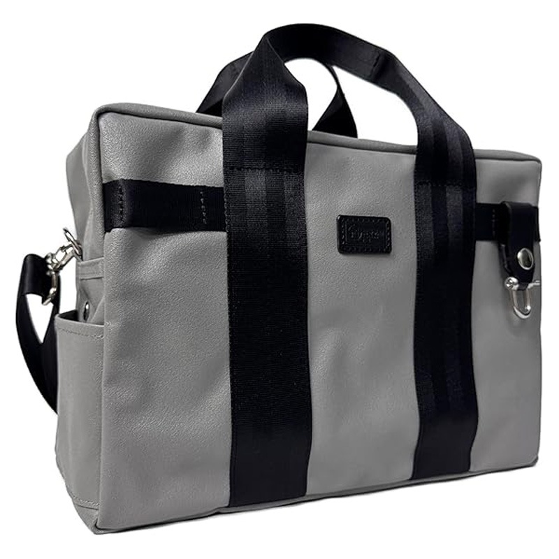 森野帆布 SF-0781 CONTAINER BOSTON BAG MINI/ コンテナボストンバッグミニ グレー×ブラック