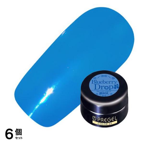 PREGEL(プリジェル) カラーEX シアー PG-CE808 ブルーベリードロップ 3g 6個セット